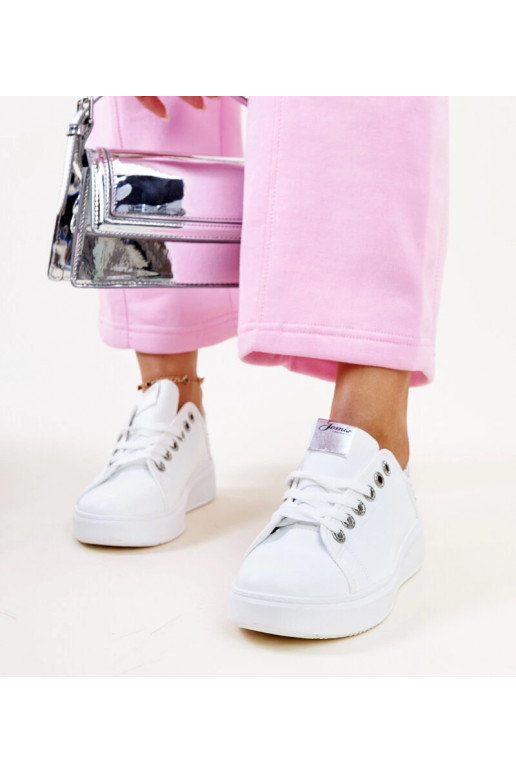 Balti-sudrabaini sporta apavi ar...