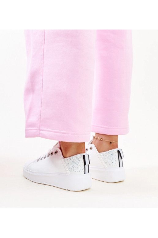 Balti-sudrabaini sporta apavi ar...