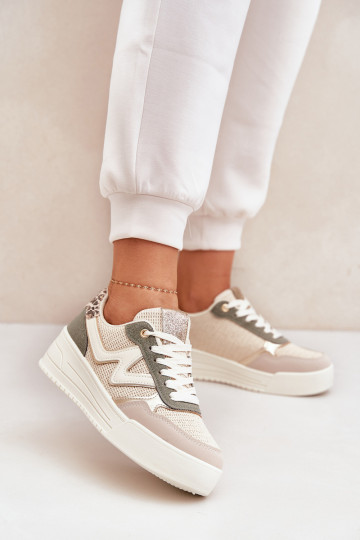 sporta apavi Sieviešu ar platformu ar leoparda kažokādas rakstu Zaļas krāsas Lorori 2