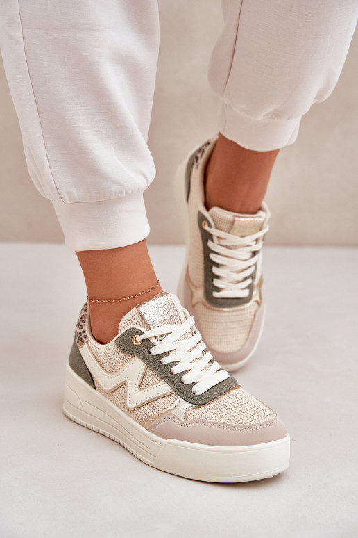 sporta apavi Sieviešu ar platformu ar leoparda kažokādas rakstu Zaļas krāsas Lorori sporta apavi Sieviešu ar platformu ar leoparda kažokādas rakstu Zaļas krāsas Lorori