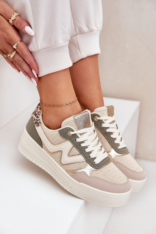 sporta apavi Sieviešu ar platformu ar leoparda kažokādas rakstu Zaļas krāsas Lorori sporta apavi Sieviešu ar platformu ar leoparda kažokādas rakstu Zaļas krāsas Lorori