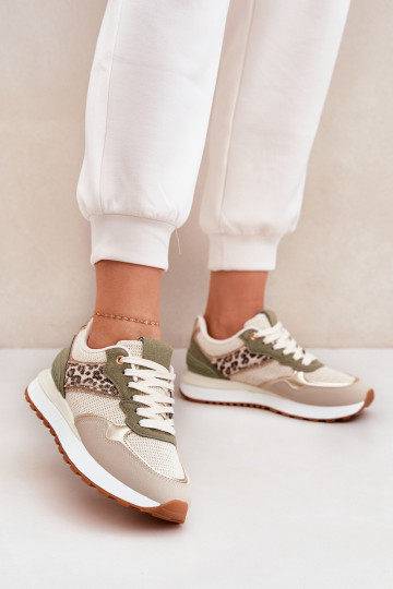 sporta apavi Sieviešu ar rakstiem ar platformu Zaļas krāsas Davinara 2