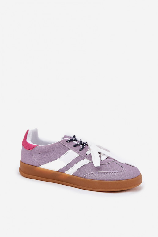 Zems Sneakers modeļa apavi Sieviešu Z PodInójnym Šņorēšanam Violeta krāsa Ventus