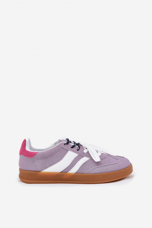 Zems Sneakers modeļa apavi Sieviešu Z PodInójnym Šņorēšanam Violeta krāsa Ventus