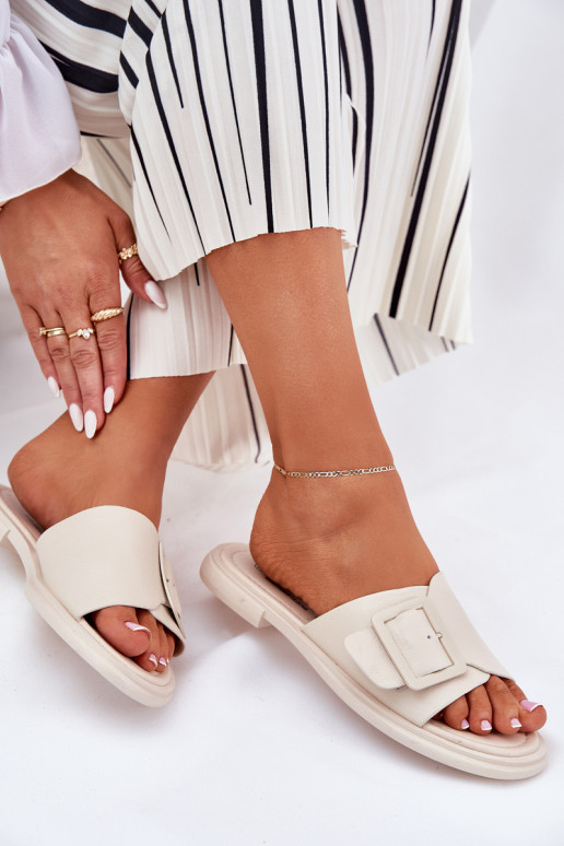 Čibas no dabīgas ādas Sieviešu ar sprādzēm D&A SJ2302-01 smilšu krāsas Čibas no dabīgas ādas Sieviešu ar sprādzēm D&A SJ2302-01 smilšu krāsas