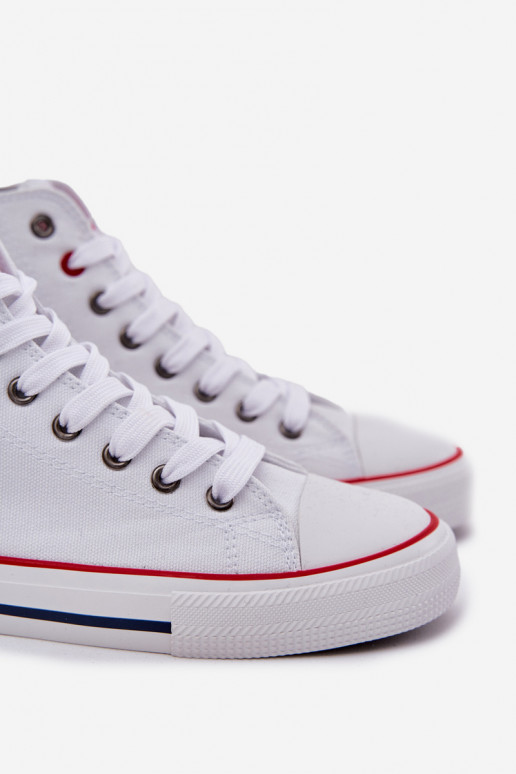 Auduma Vīriešu brīvā laika apavi Big Star NN174305 HI-POLY SYSTEM baltas krāsas