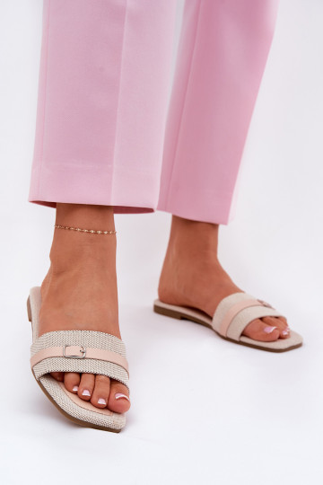 zempapēžu sieviešu čības ar siksniņām I ar sprādzītēm smilšu krāsas Zilina