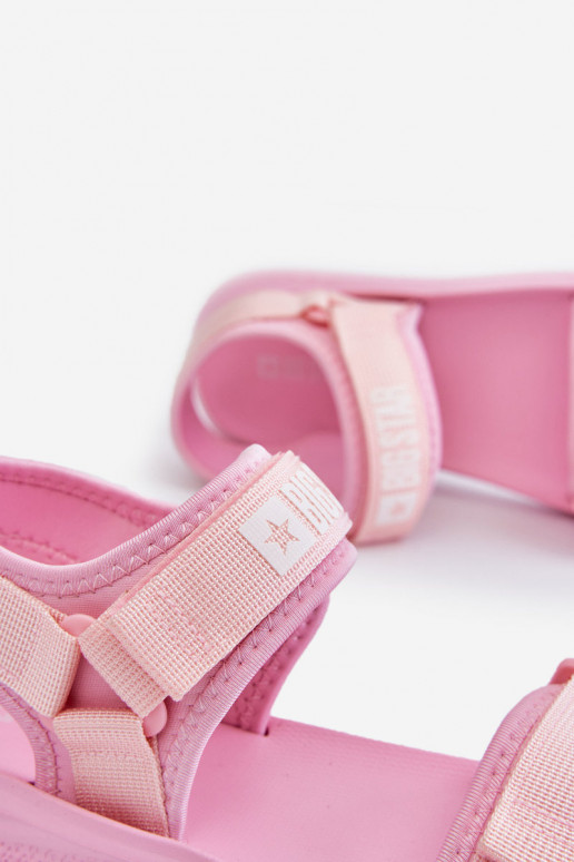 Sieviešu Sportiska stila sandales Big Star LL274729 Rozā krāsas