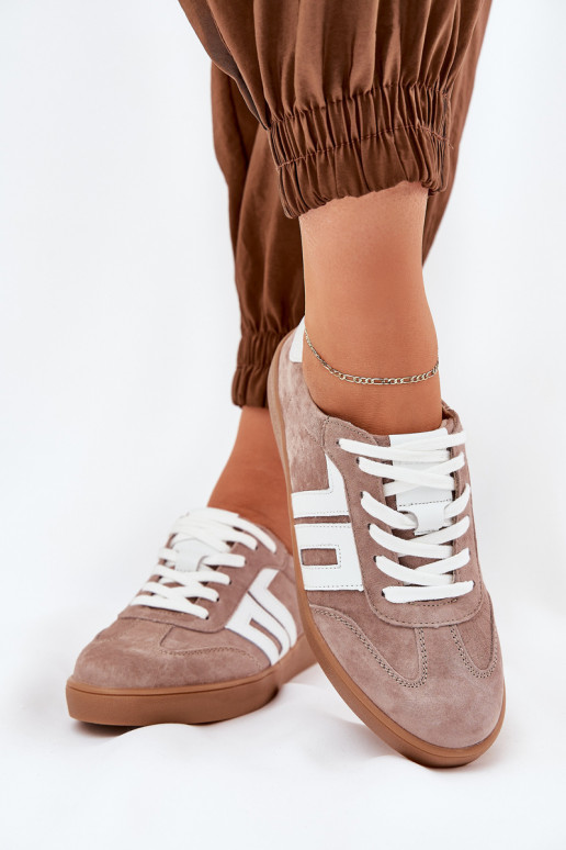 Sneakers modeļa apavi sporta apavi zamšādas Vinceza 79517 smilšu krāsas Sneakers modeļa apavi sporta apavi zamšādas Vinceza 79517 smilšu krāsas