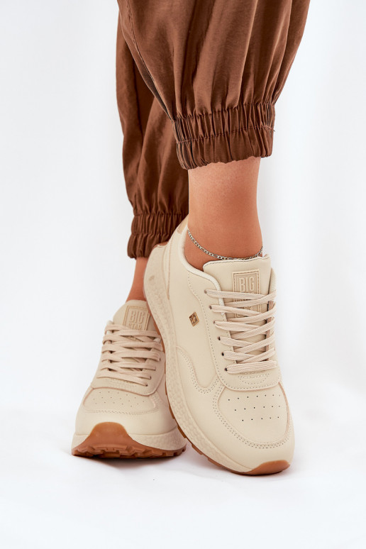 Gaisma sporta apavi Sieviešu Big Star RR274630 HI-POLY SYSTEM smilšu krāsas