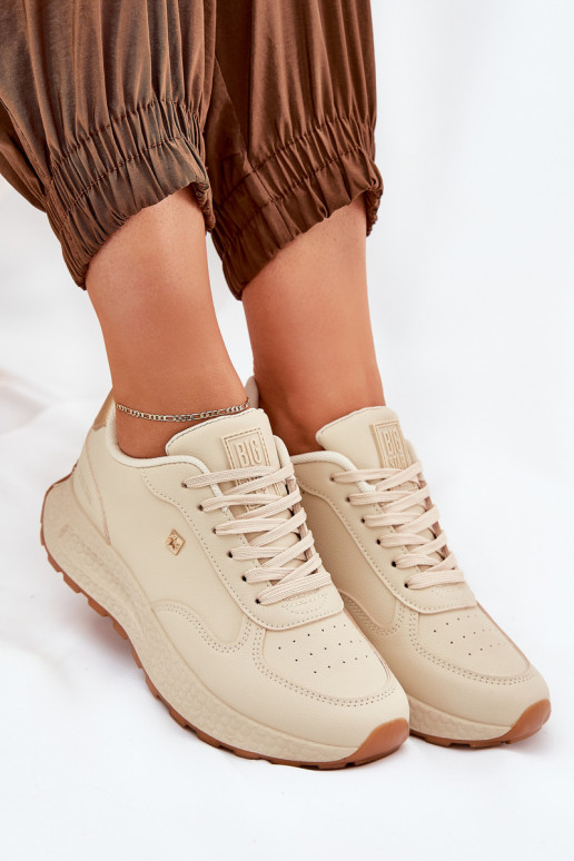 Gaisma sporta apavi Sieviešu Big Star RR274630 HI-POLY SYSTEM smilšu krāsas