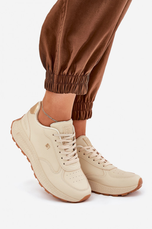 Gaisma sporta apavi Sieviešu Big Star RR274630 HI-POLY SYSTEM smilšu krāsas