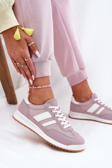 Sneakers modeļa apavi Sieviešu Z Eko zamšādau Violeta krāsa Tā irrinils