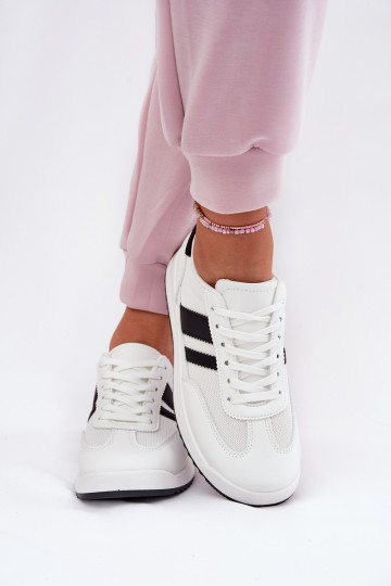 Sneakers modeļa apavi Sieviešu Z Eko zamšādau baltas krāsas Tā irrinils 2