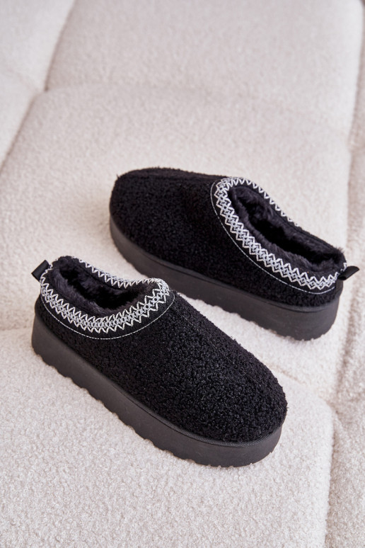 Sieviešu melni platformas sniega zābaki Sieviešu melni platformas sniega zābaki