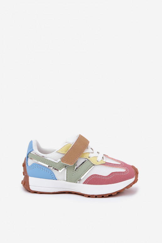 Sneakers modeļa apavi Bērnu apavi ar lipīgām aizdarēm Dažādu krāsu Tezzu