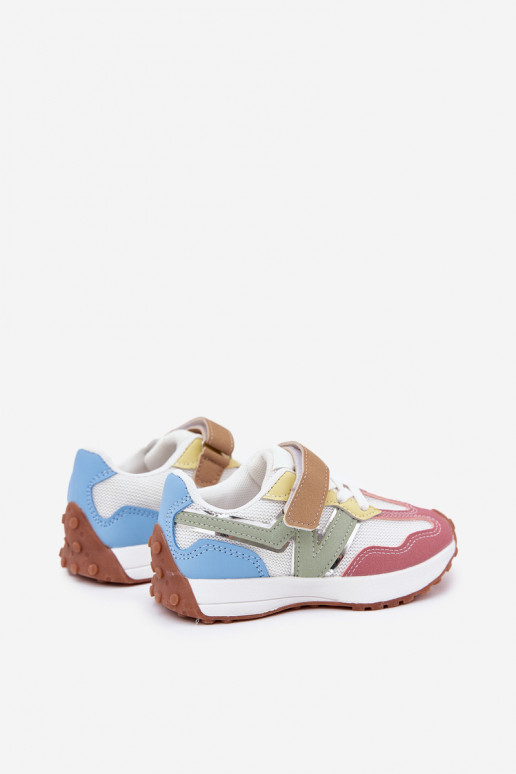 Sneakers modeļa apavi Bērnu apavi ar lipīgām aizdarēm Dažādu krāsu Tezzu