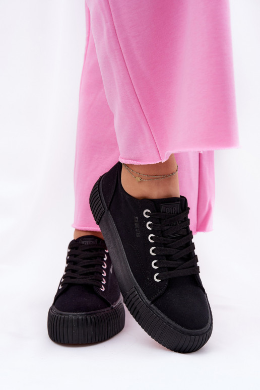 Auduma sieviešu puszābaki Big Star RR274403 melnas krāsas