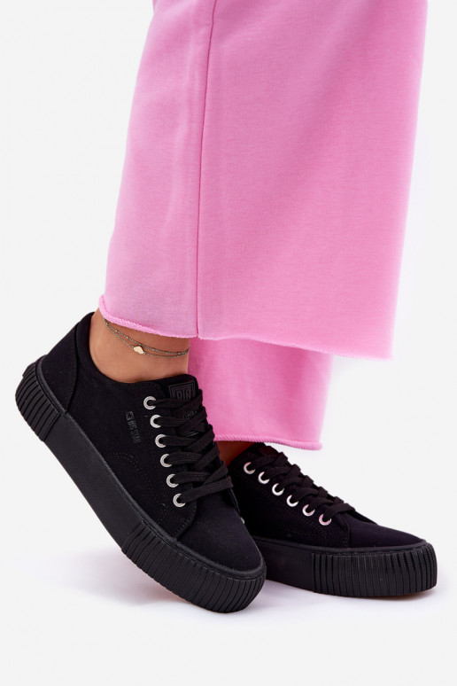 Auduma sieviešu puszābaki Big Star RR274403 melnas krāsas