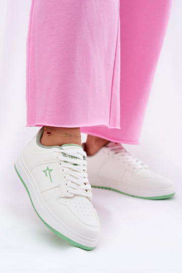 Sneakers modeļa apavi Sieviešu Big Star RR274A246 HI-POLY SYSTEM baltas krāsas