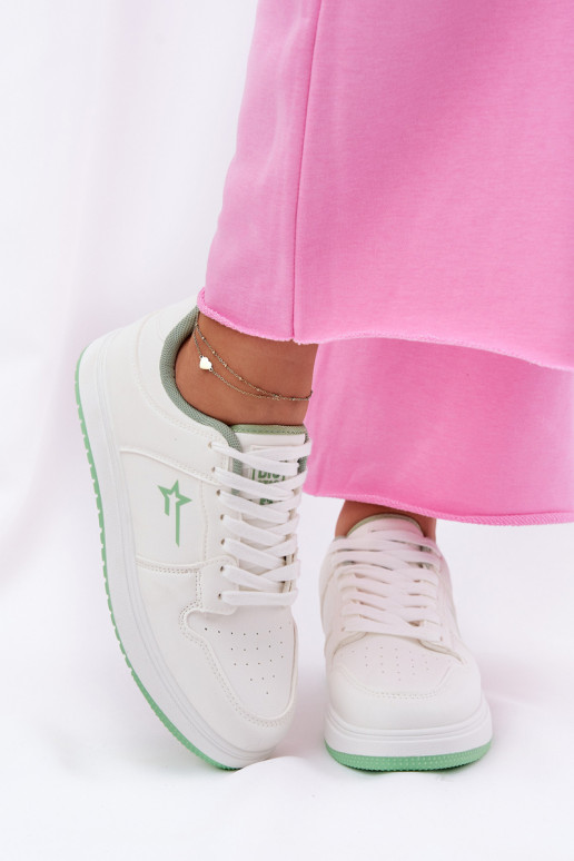 Sneakers modeļa apavi Sieviešu Big Star RR274A246 HI-POLY SYSTEM baltas krāsas