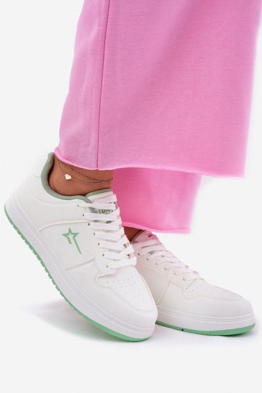 Sneakers modeļa apavi Sieviešu Big Star RR274A246 HI-POLY SYSTEM baltas krāsas