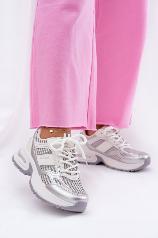 Sneakers modeļa apavi Sieviešu Big Star RR274A195 baltas krāsas