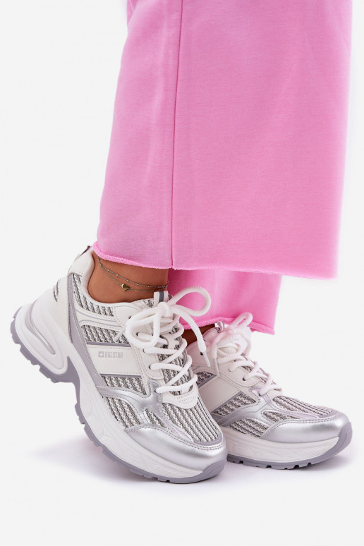 Sneakers modeļa apavi Sieviešu Big Star RR274A195 baltas krāsas