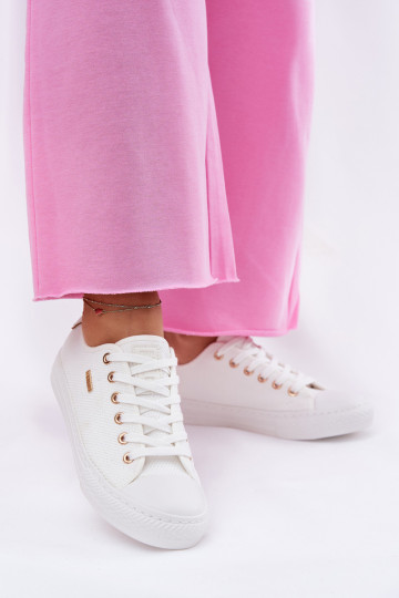 Auduma sieviešu puszābaki Big Star RR274766 baltas krāsas 2