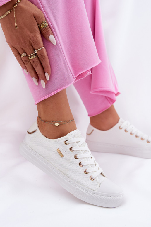 Auduma sieviešu puszābaki Big Star RR274766 baltas krāsas