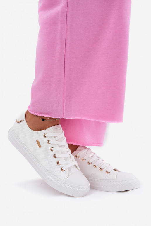 Auduma sieviešu puszābaki Big Star RR274766 baltas krāsas