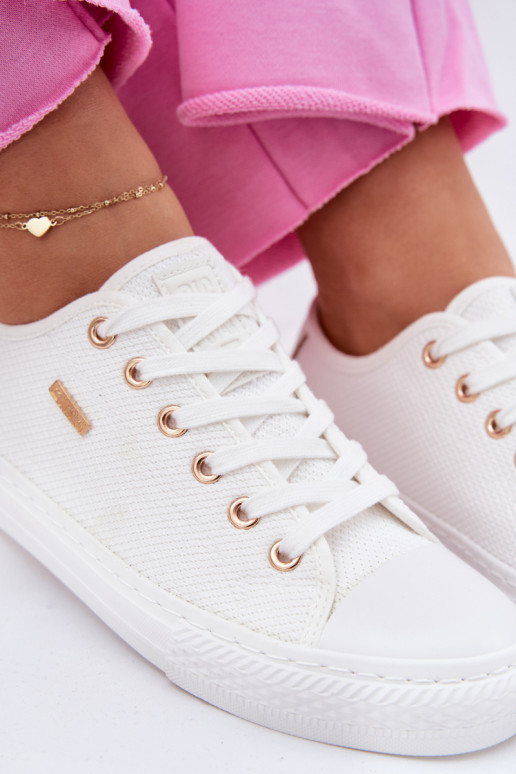 Auduma sieviešu puszābaki Big Star RR274766 baltas krāsas