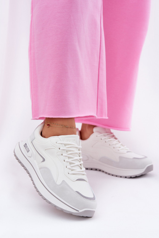Sneakers modeļa apavi Sieviešu Big Star RR274A213 HI-POLY SYSTEM baltas krāsas