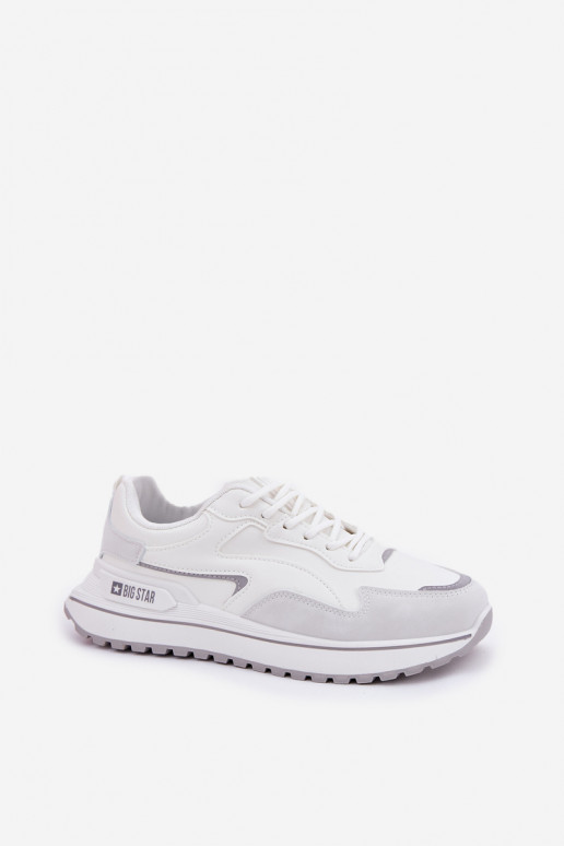 Sneakers modeļa apavi Sieviešu Big Star RR274A213 HI-POLY SYSTEM baltas krāsas