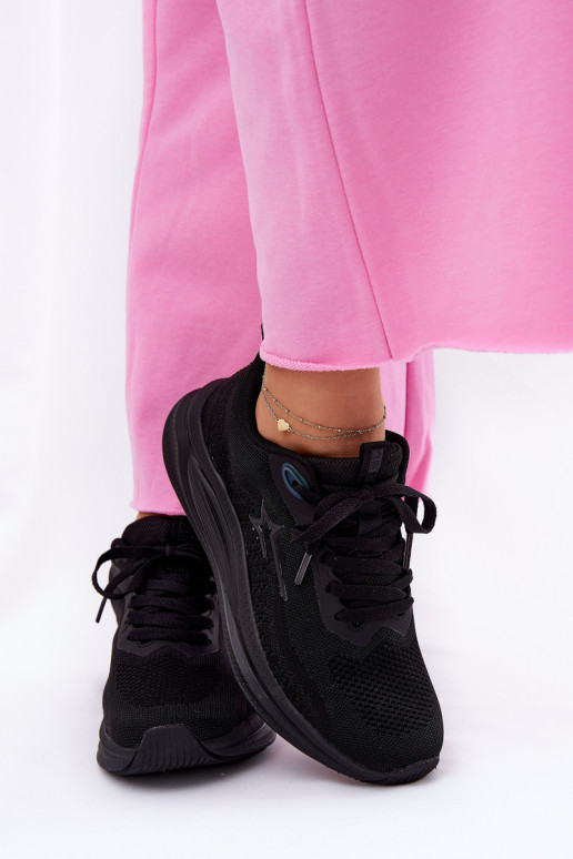 sporta apavi Sneakers modeļa apavi Sieviešu Big Star RR274A144 HI-POLY SYSTEM melnas krāsas