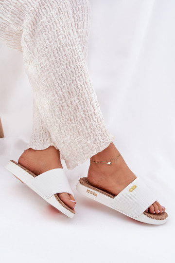 sieviešu čības Big Star RR274A103 baltas krāsas