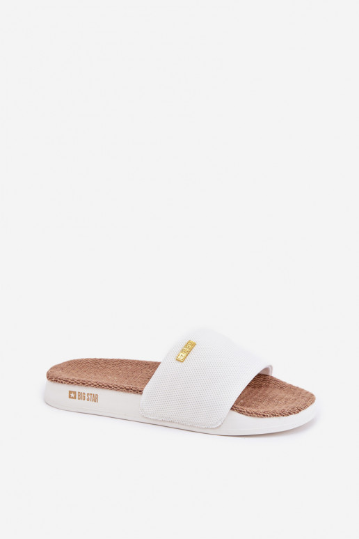 sieviešu čības Big Star RR274A103 baltas krāsas