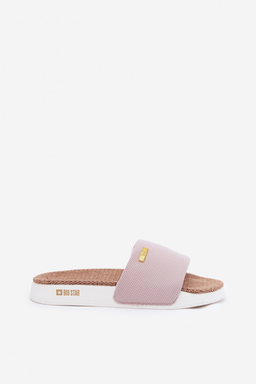 sieviešu čības Big Star RR274A105 Gaiši sārtas krāsas sieviešu čības Big Star RR274A105 Gaiši sārtas krāsas