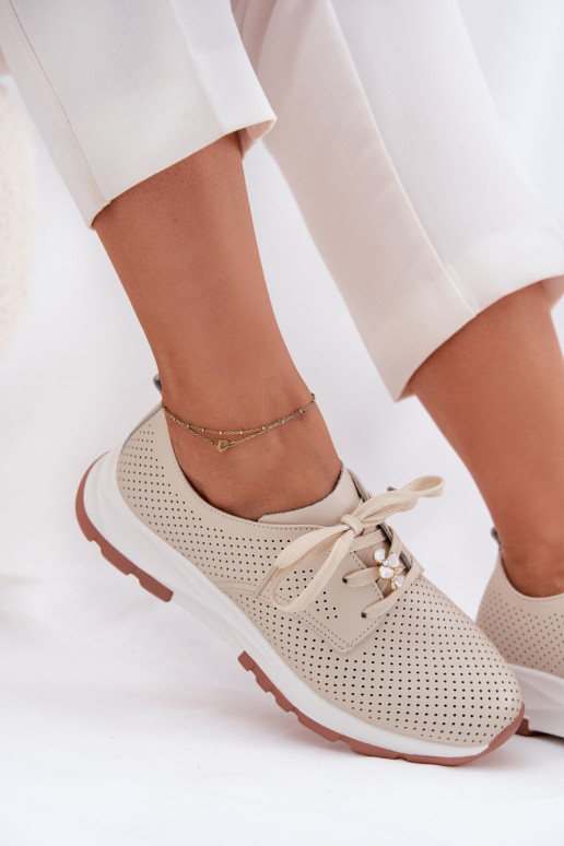 Āda apavi Sieviešu Z Przypinką Artiker 54C1811 smilšu krāsas