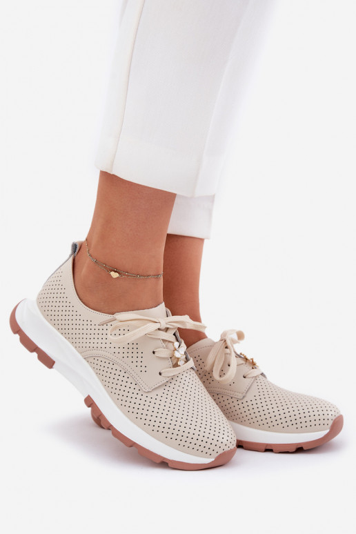 Āda apavi Sieviešu Z Przypinką Artiker 54C1811 smilšu krāsas