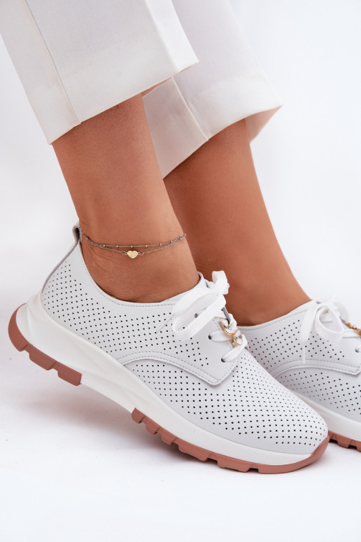 Āda apavi Sieviešu Z Przypinką Artiker 54C1810 baltas krāsas