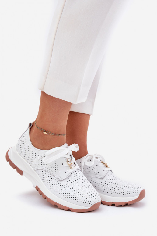 Āda apavi Sieviešu Z Przypinką Artiker 54C1810 baltas krāsas