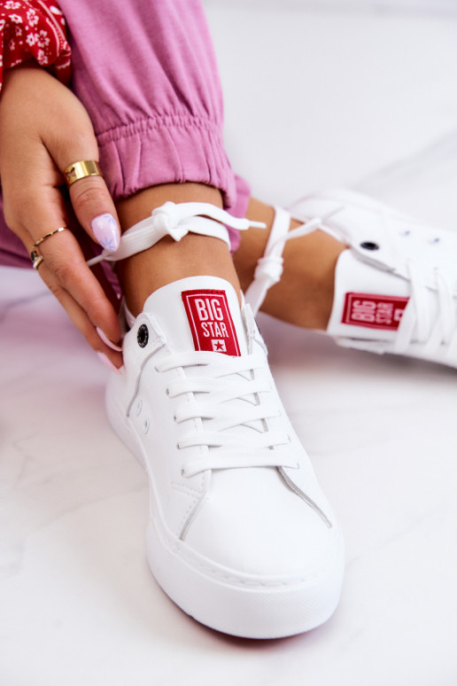 Āda Sporta apavi Big Star JJ274212 Baltas-sarkanas krāsas