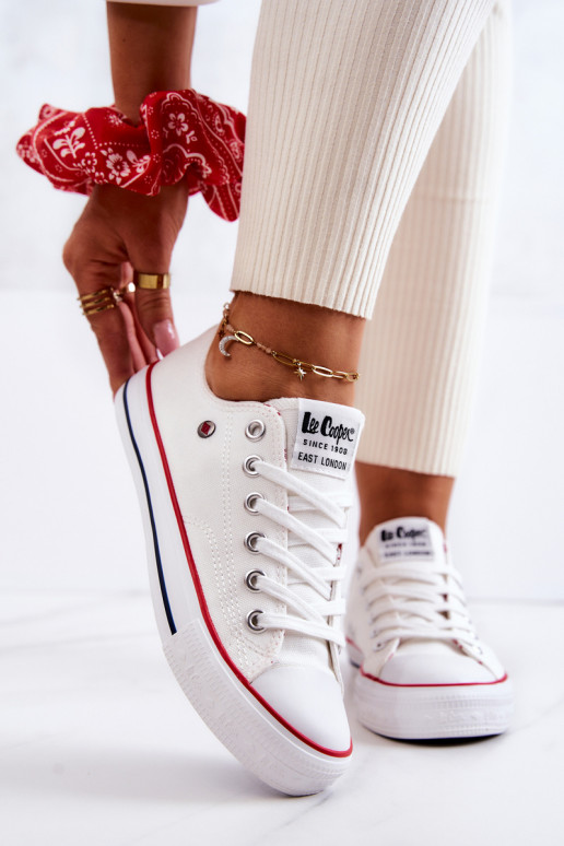 Sieviešu apavi Lee Cooper LCIN-22-31-0875L baltas krāsas Sieviešu apavi Lee Cooper LCIN-22-31-0875L baltas krāsas