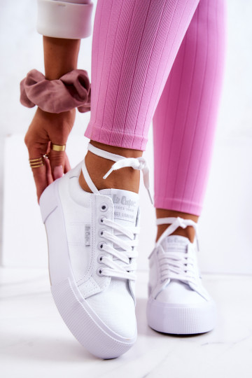 Sporta apavi ar platformu Lee Cooper LCIN-22-31-0884L baltas krāsas