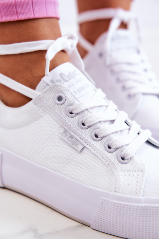 Sporta apavi ar platformu Lee Cooper LCIN-22-31-0884L baltas krāsas