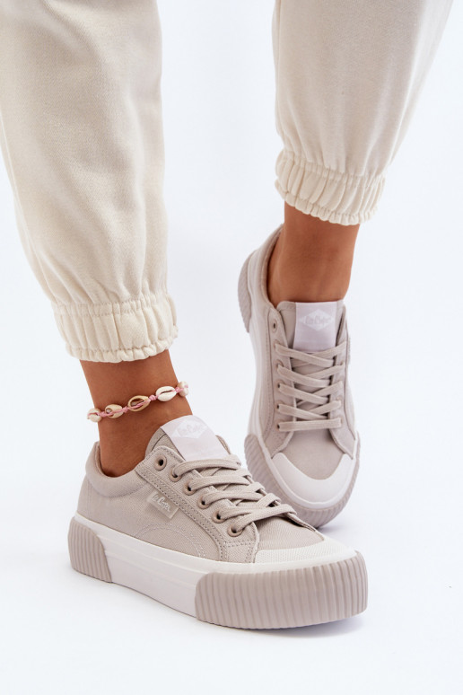 sieviešu puszābaki Uz biezas zoles Lee Cooper LCIN-24-31-2178 Pelēkas krāsas