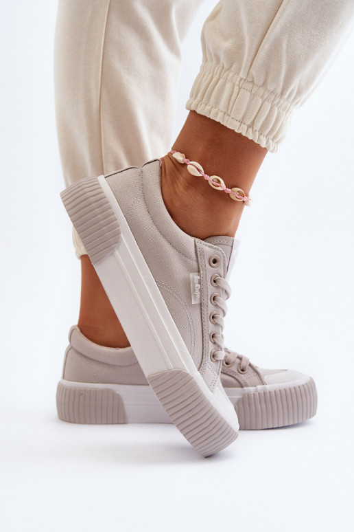 sieviešu puszābaki Uz biezas zoles Lee Cooper LCIN-24-31-2178 Pelēkas krāsas