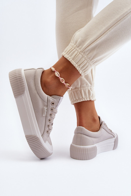 sieviešu puszābaki Uz biezas zoles Lee Cooper LCIN-24-31-2178 Pelēkas krāsas