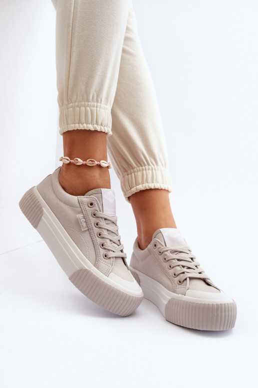 sieviešu puszābaki Uz biezas zoles Lee Cooper LCIN-24-31-2178 Pelēkas krāsas